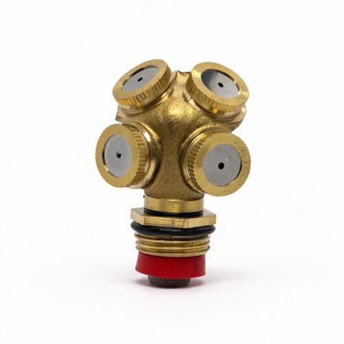 Brass Multi-Jet Irrigation Nozzle – 4-Way Click For Details